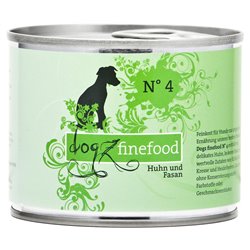 Dogz finefood No.4 kurczak & bażant 200g
