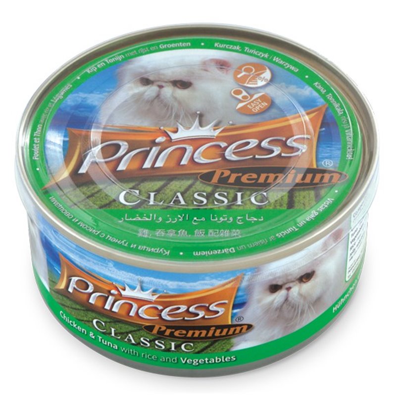 Princess Premium Kurczak Tuńczyk  Warzywa 170g