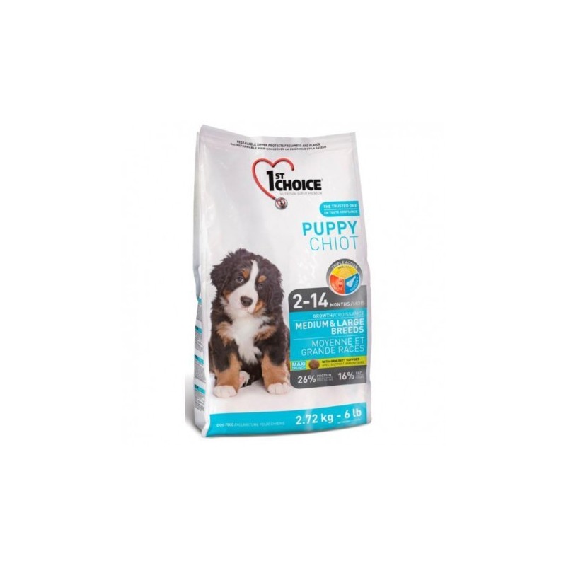 1st Choice Puppy Medium & Large Breeds 2,72kg 1st Choice Puppy Medium & Large Breeds 2,72kg
